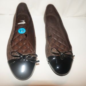 michael michael kors melody toe cap ballerinas